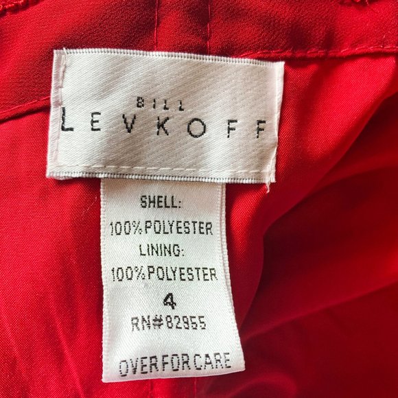 Nordstrom 4 Maxi Twist Strapless Formal Dress Red - Picture 11 of 13